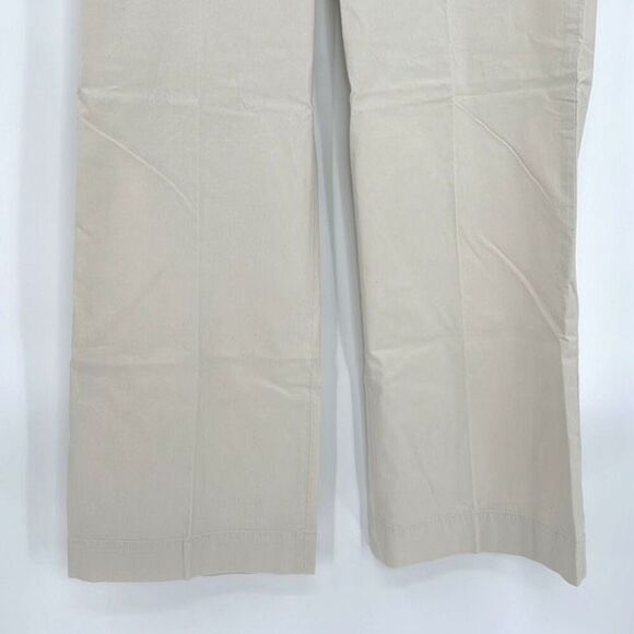 NWT J. Crew Factory Womens Ivory High-Rise Patch-Pocket Wide Leg Pants Size 32 - Picture 3 of 11